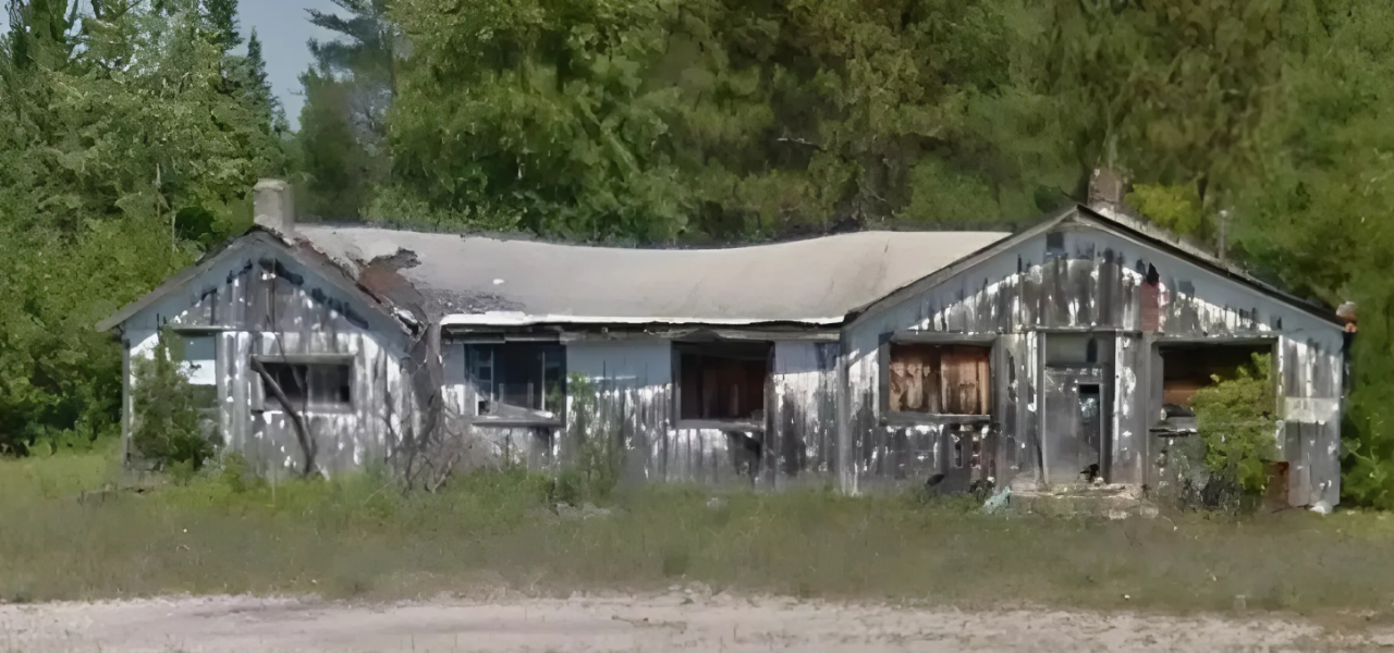 Michigan Ghost Town Under Sand